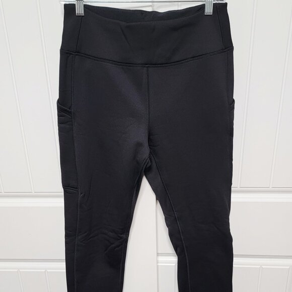 Old Navy Womens Size Medium TALL Ultra Coze Go Dry High Rise Fleece Leggings EUC - Picture 1 of 10